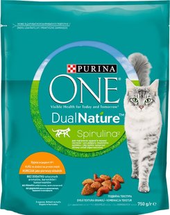 Корм для котів з куркою DualNature Purina One, 750 г 3053110 фото