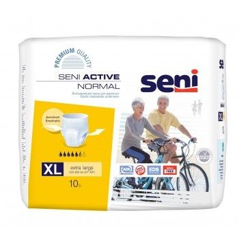 Трусы впитывающие для взрослых XL Active Normal Seni, 10 шт 4045600 фото