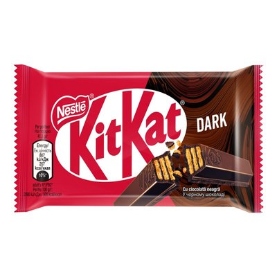 Вафли в чёрном шоколаде Чанки Kit Kat dark, 41.5 г 4020100 фото