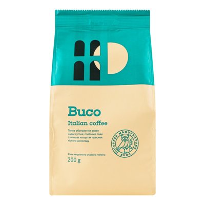 Кава мелена Рецепт Італії Buco, 200 г 4139830 фото