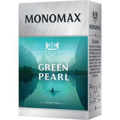 Чай зеленый китайский листовой Мономах Green Pearl, 100 г 2616450 фото