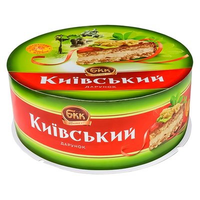 Торт Київський подарунок з арахісом БКК, 450 г 3205870 фото
