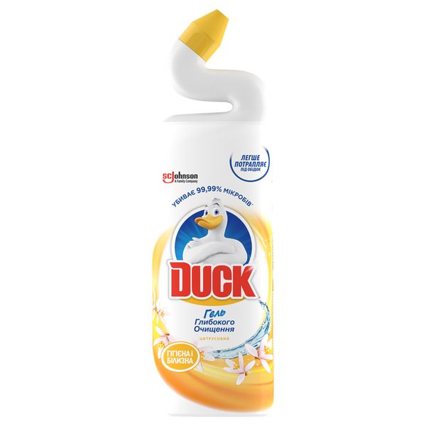 Гель глубокой очистки Цитрусовый Duck, 900 мл 3339560 фото