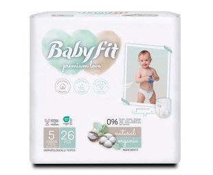 Трусики-подгузники для детей Junior-5 11-18 кг Babyfit, 26 шт/уп. 4528840 фото