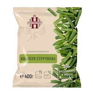 Фасоль стручковая быстрозамороженная Highberry м/у 400г 4266650 фото