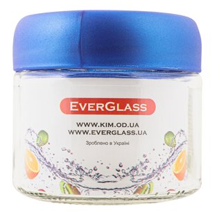 Банка скляна з кришкою 330 мл Велюр EverGlass, 1шт 3343120 фото