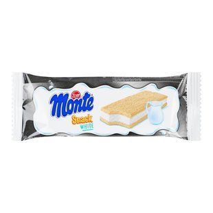 Тістечко з вершковим наповненням молока Snack White Monte, 29 г 4003710 фото