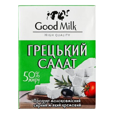 Продукт м'який кремовий 50% Грецький салат Good Milk, 200 г 3989450 фото