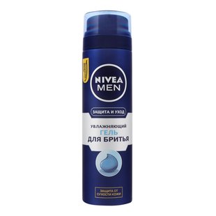 Гель для гоління зволожуючий Захист та догляд Men Nivea, 200 мл 2143870 фото