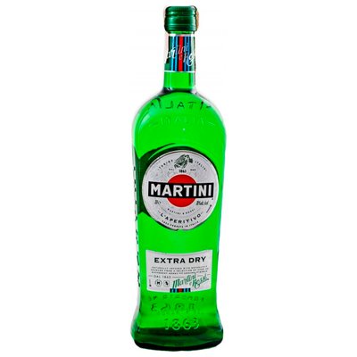Вермут білий сухий Martini Extra Dry, 1л 2622080 фото