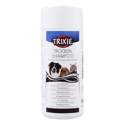Шампунь сухий для собак, кішок та інших невеликих тварин Trocken-Shampoo Trixie 100г 2563400 фото
