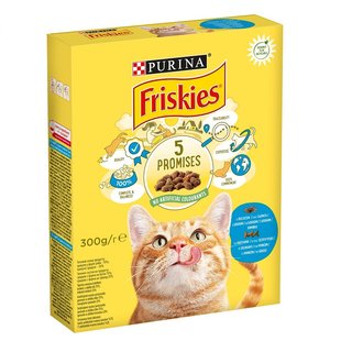 Корм сухий для котів стерилізованих лосось овочі Friskies, 270 г 2394440 фото