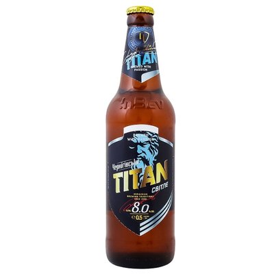Пиво светлое Черниговское Титан, 0.5 л 3688870 фото