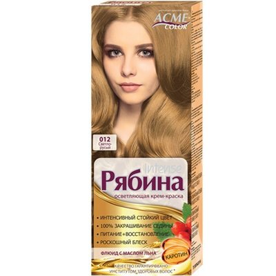 Фарба для волосся Горобина світло-русявий 012 Acme, 1 шт 1788950 фото
