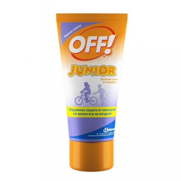 Крем от комаров для детей Junior Off!, 50 мл 2293040 фото