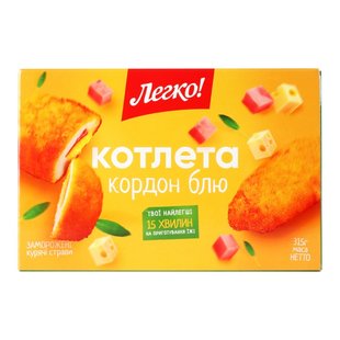 Котлета заморожена Корд блю Легко!, 315 г 995990 фото