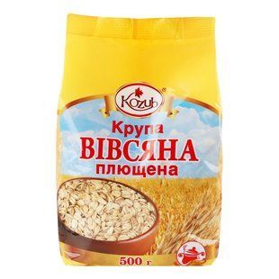 Крупа вівсяна плющена в пакеті Козуб, 500 г 4331040 фото