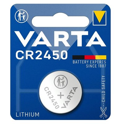 Батарейка CR 2450 Bli 1 Lithium Varta, шт 4151760 фото