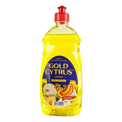 Засіб для миття посуду Жовтий лимон Голд цитрус, 500 мл 2343040 фото