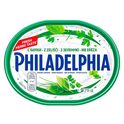 Крем-сир Philadelphia 67% з зеленню, 175 г 1877890 фото