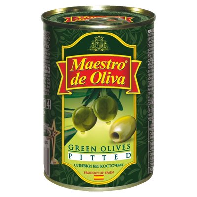 Оливки без кісточки Маестро, 300 г 1272510 фото
