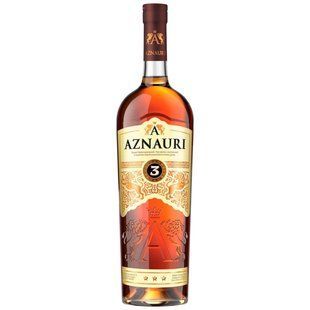 Бренді V.S. 3 роки витримки Aznauri, 1 л 4660980 фото