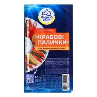 Крабові палички охолоджені Водний світ, 90 г 3593750 фото