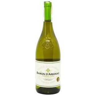 Вино белое сухое Blanc Baron d'Arignac, 0.75 л 2813480 фото