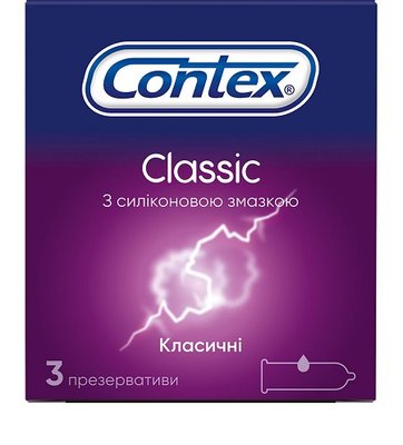 Презервативи латексні Класичні Contex, 3 шт / уп. 1420260 фото