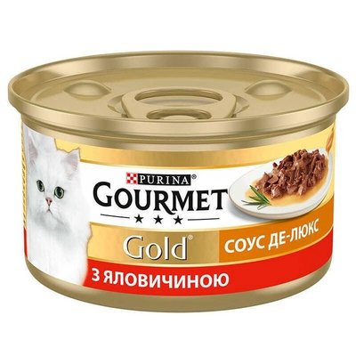 Корм для котів зі смаком яловичини Gourmet, 85г 3070510 фото