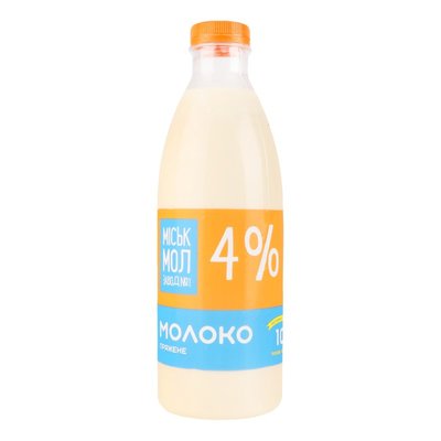 Молоко 4% топлене ГМЗ, 1 л 2013380 фото