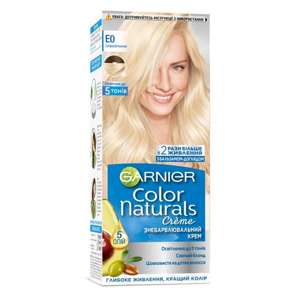 Краска для волос E0 Супер-осветляющий Garnier, 110 мл 1176790 фото