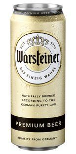 Пиво світле Premium Beer з/б Warsteiner, 0.5 л 4440250 фото
