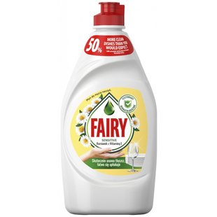 Засіб для миття посуду Ромашка та вітамін Е Sensitive Fairy, 450 мл 3862240 фото