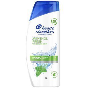 Шампунь и бальзам-ополаскиватель против перхоти Свежесть ментола Head&Shoulders, 400мл 512614 фото