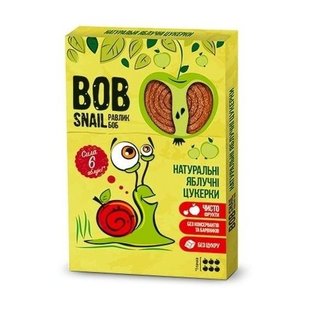 Цукерки фруктові Apple Rolls Bob Snail, 60 г 3551000 фото