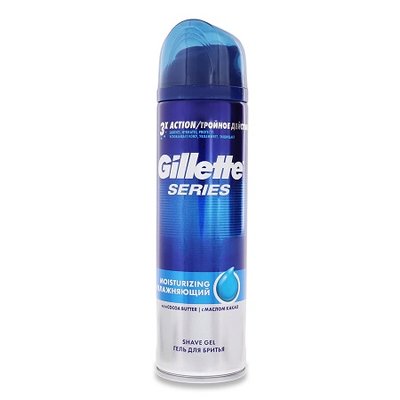 Гель для гоління зволожуючий Gillette, 200 мл 453870 фото