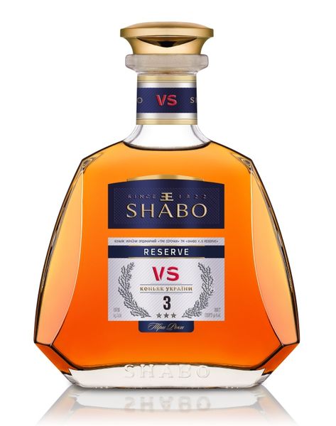 Коньяк 3 зірки VS Reserve Shabo, 0.5 л 2496790 фото