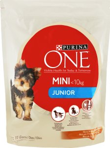 Корм сухий для цуценят маленьких порід з куркою та рисом Purina One, 800 г 3078180 фото