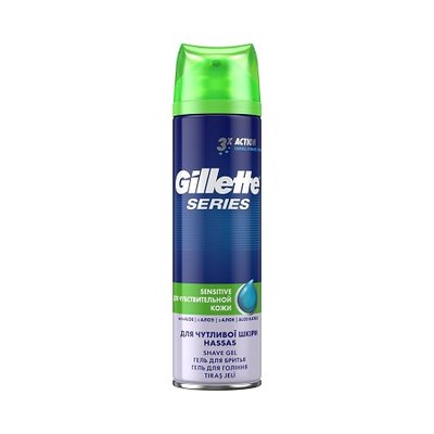 Гель для гоління для чутливої шкіри Series Gillette, 200 мл 2351700 фото