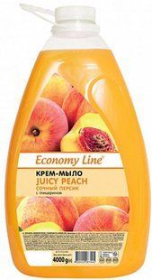 Крем-мило рідке Соковитий персик Economy Line, 4л 3076700 фото
