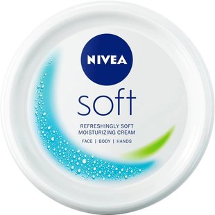 Крем для обличчя рук та тіла освіжаючий зволожуючий Soft Nivea, 200 мл 388800 фото