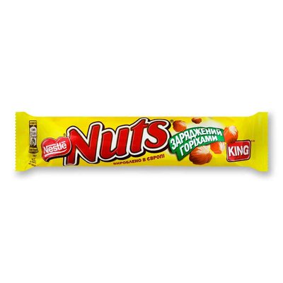 Шоколадний батончик King Nuts, 60 г 2411380 фото