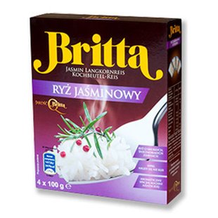 Крупа рис Жасмін Britta, 100 г*4шт. 3859030 фото