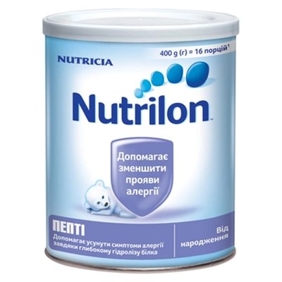 Суміш молочна суха для дітей від народження Пепті Nutrilon з/б 400г 2693480 фото
