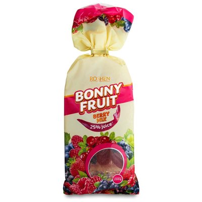 Цукерки желейні Berry mix Bonny fruit Roshen, 200 г 3001470 фото