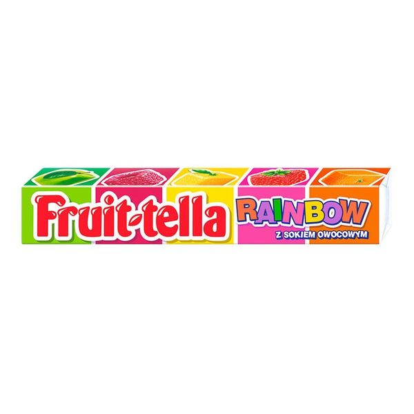 Цукерки жувальні веганські Веселка Fruit-tella, 41 г 3955770 фото