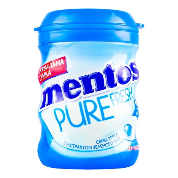 Резинка жевательная Свежая мята Pure fresh Mentos, 56 г 3431640 фото