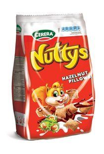 Сухой завтрак с начинкой лесного ореха Nuttys Cerera, 170 г 4726060 фото
