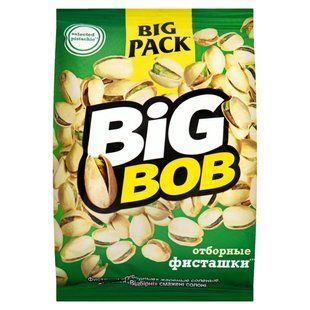 Фісташки смажені солоні Відбірні Big Bob, 90 г 2785940 фото
